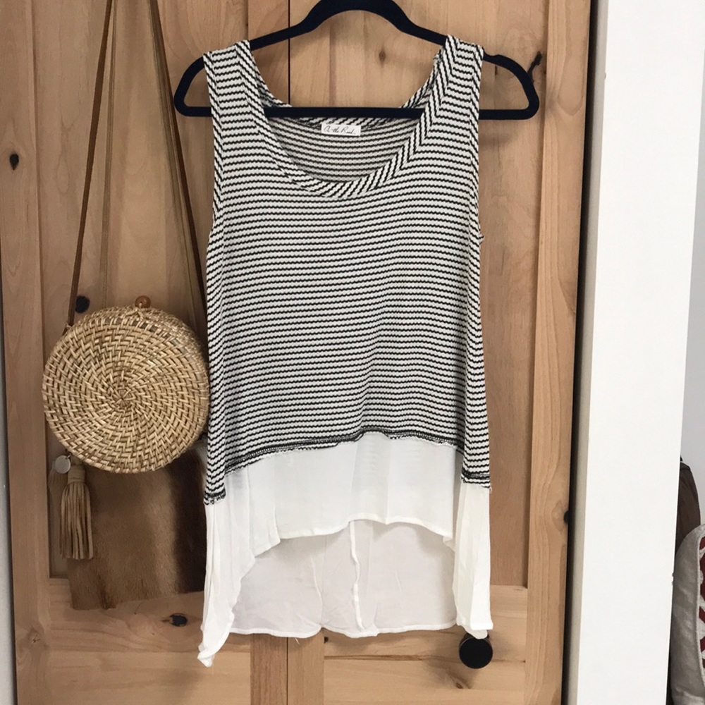 On The Road stripped tank top
